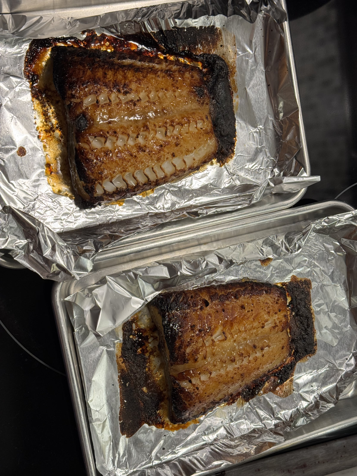 Finished product - check out the flakes!